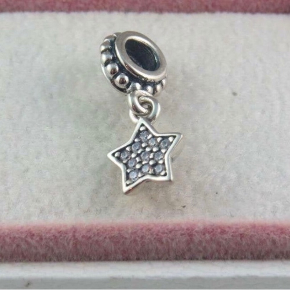Pandora Star Charm Clear Pave Star Charm (M8)